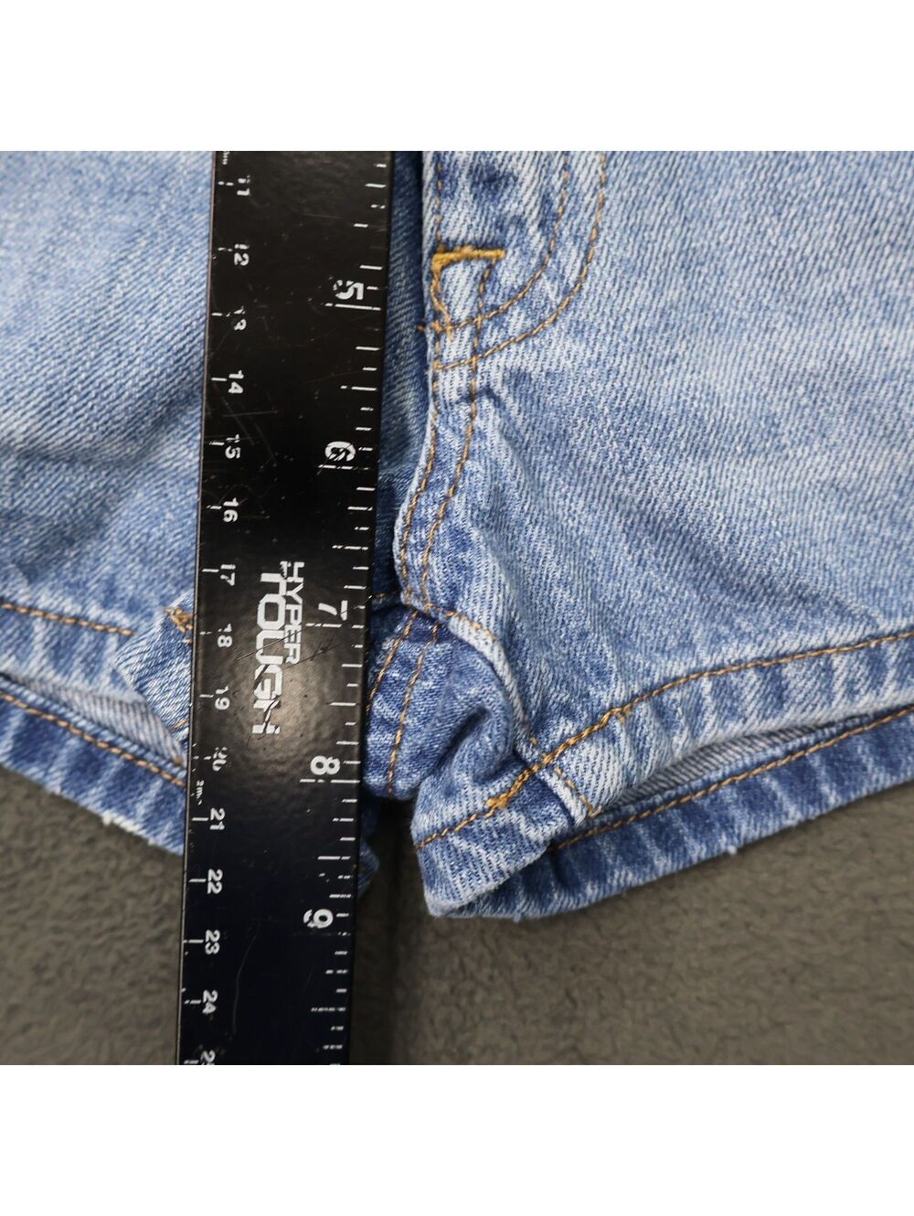 Polo Ralph Lauren Girls Denim Shorts with Colorful Side Labels - Picture 11 of 12